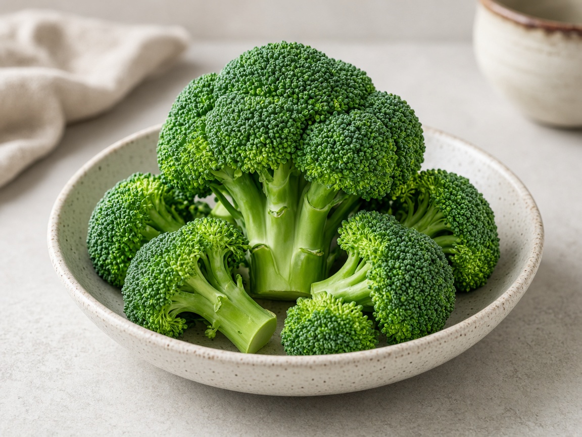 Broccoli freschi in ciotola